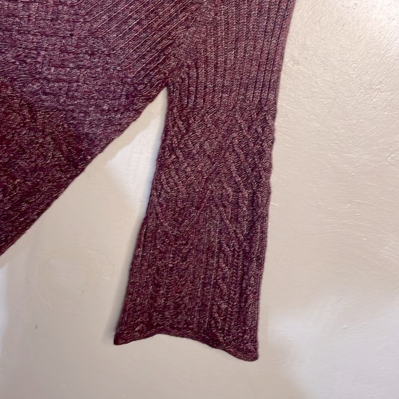 Cabi Plum Tunic Fit Cable Knit Long Sleeve Sweater-S-#0021 - Picture 6 of 8